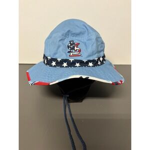 St Louis Cardinals Bucket Hat Stars Stripes Camo Patriotic Sun Hat